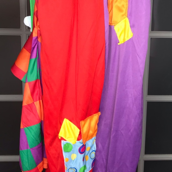 EUC Boy’s sz L (12-14), Colorful Clown Costume - Picture 12 of 16
